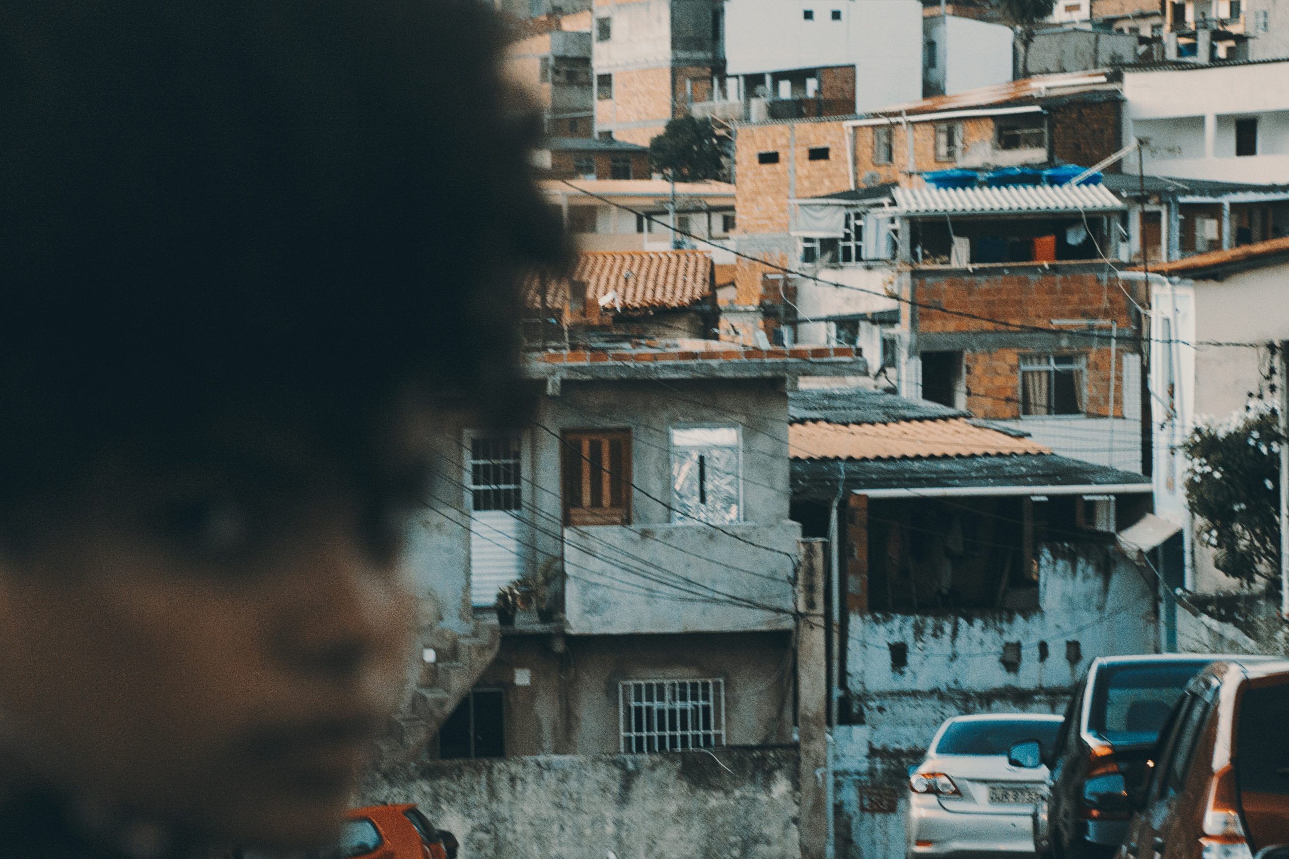 Brazil woman in favela