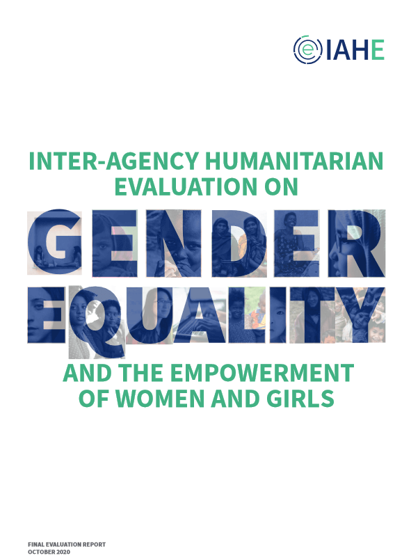 Inter-Agency Humanitarian Evaluation on gender equality and the empowerment of women and girls
