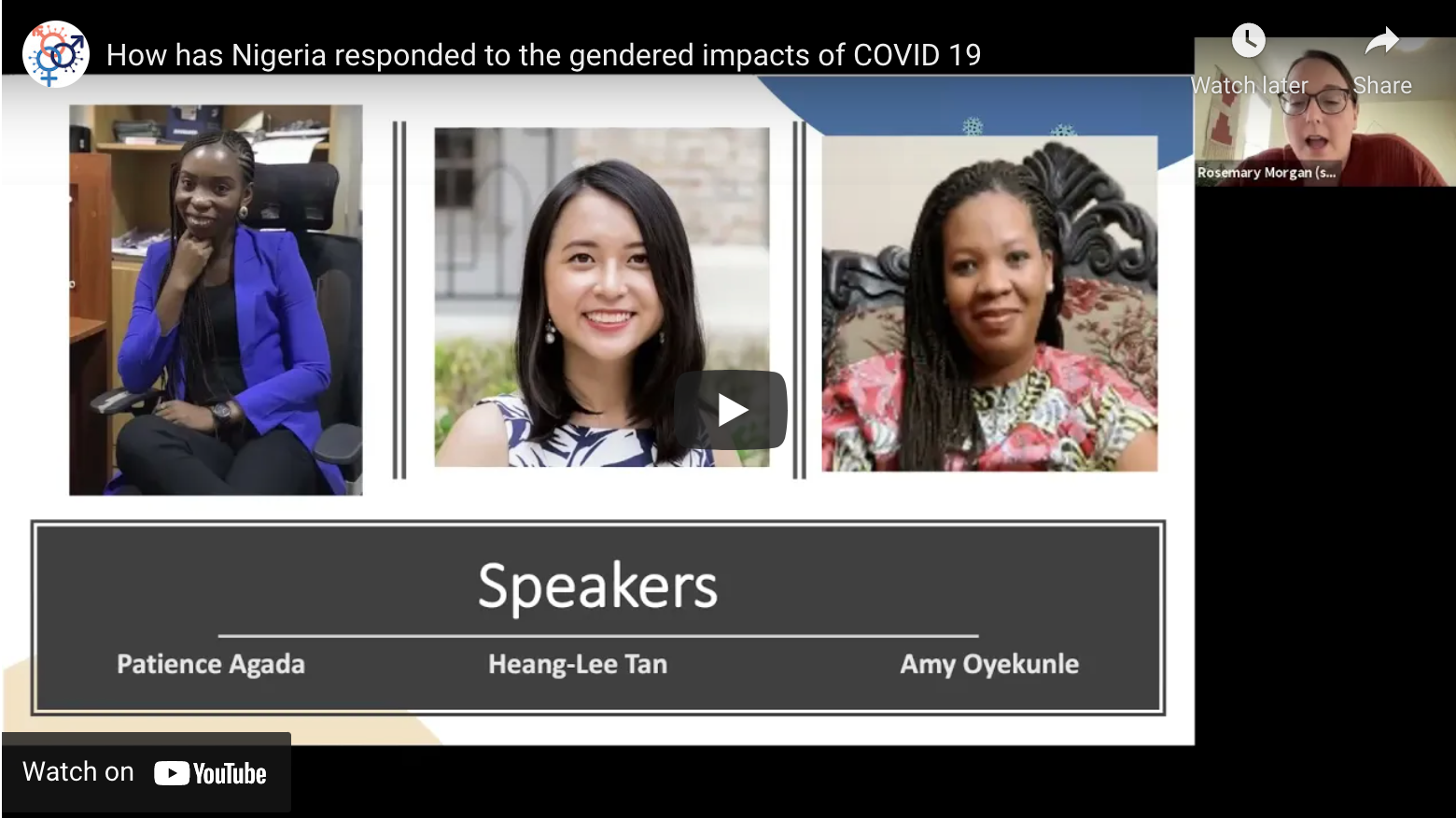 Learning from Nigeria: How they responded to the gendered impacts of COVID-19