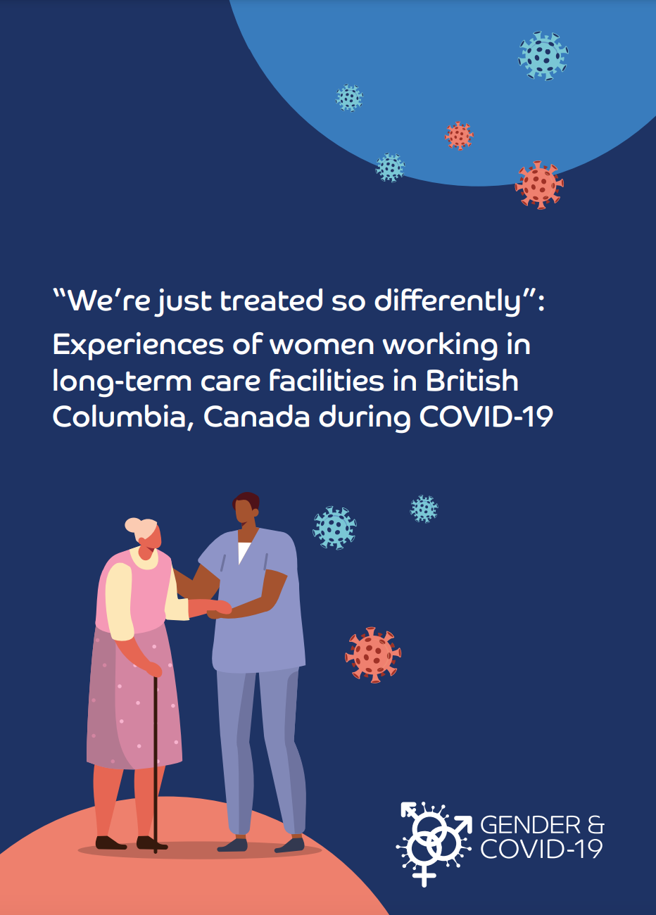 “We’re just treated so differently”: Experiences of women working in long-term care facilities in British Columbia, Canada during COVID-19