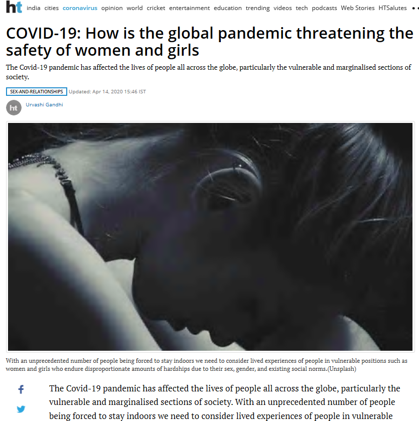COVID-19: How is the global pandemic threatening the safety of women and girls