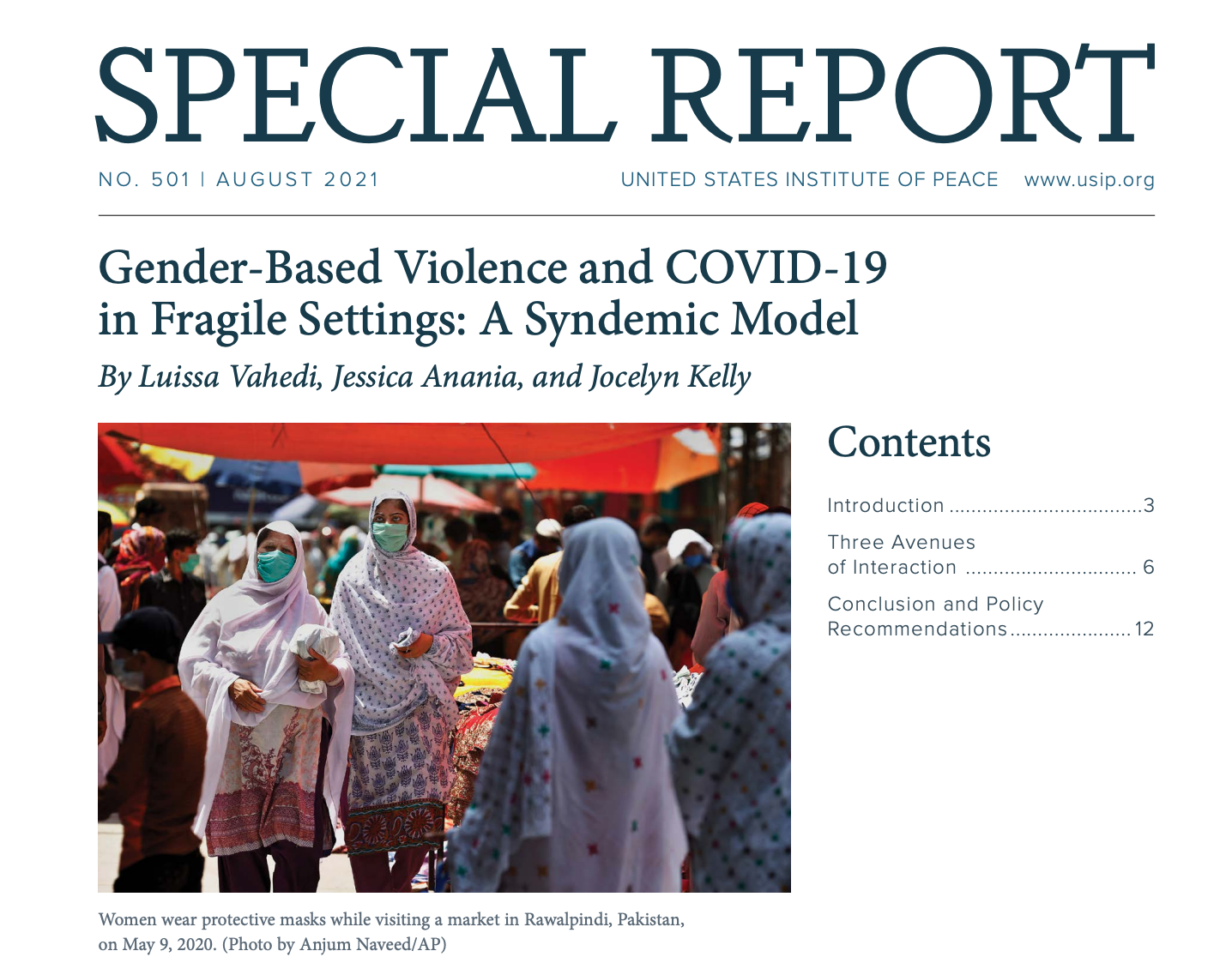 Gender-based violence and COVID-19 in fragile settings: A syndemic model