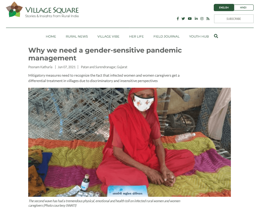 Why we need a gender-sensitive pandemic management