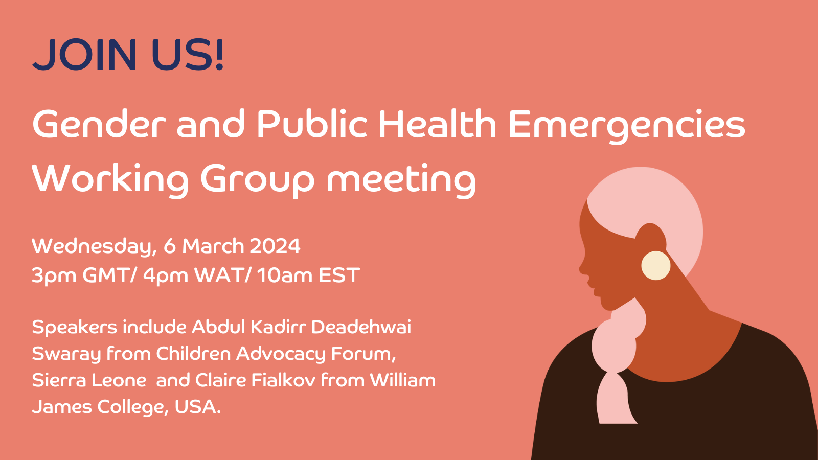 March Gender and Public Health Emergencies Working Group meeting